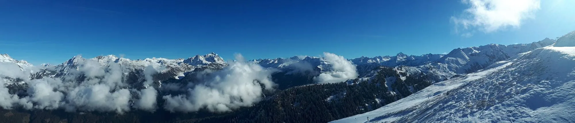 Winterpanorama im Montafon