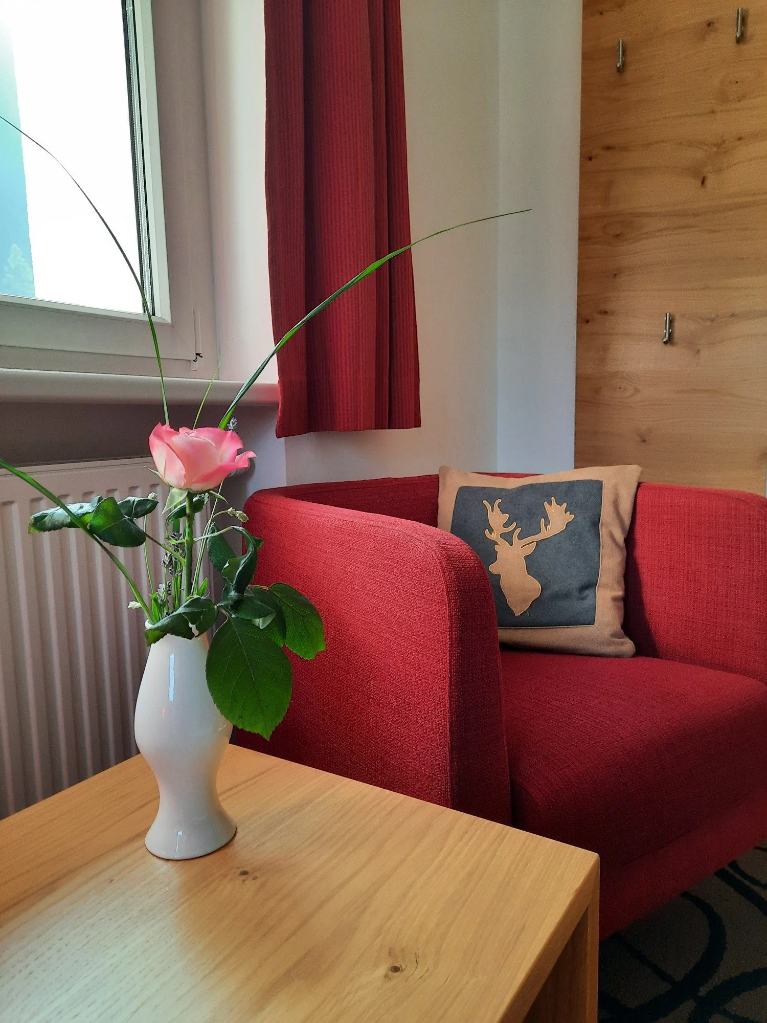 Wohnraum im Appartement Breitspitze